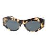 Versace Logo Design Acetate Cat Eye Sunglasses Women's Tortoise 18414754 VE4477U 777/87 52 19-Tortoiseshell 52