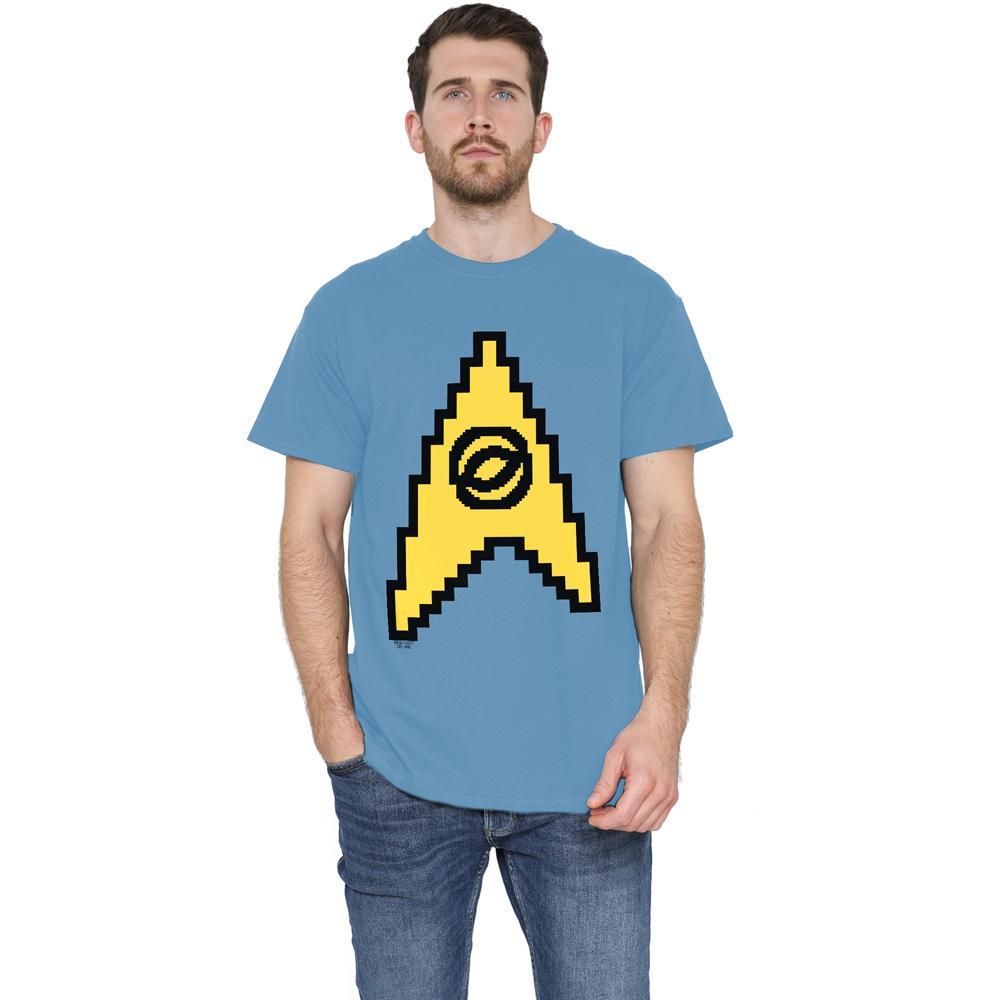 STAR TREK Mens Science 8-Bit T-Shirt