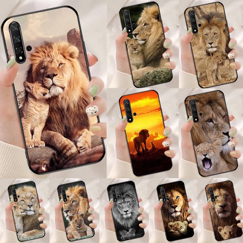 Lion Alpha Male Cub For Huawei Nova 10 9 SE 5T 12s 12i 11i Y91 Y90 Y60 Y70 Y72 Y61 P20 P40 P30 Lite P60 Pro Case