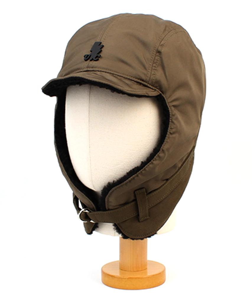 Yunibeosyeolkemiseuteuli Poly Khaki Aviator Hat Earflap Hat