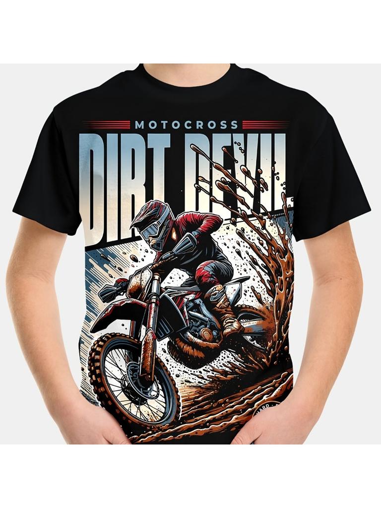 Summer Kids Clothes Boys 3D Print Tshirt Short Sleeve Children Clothes Casual Streetwear