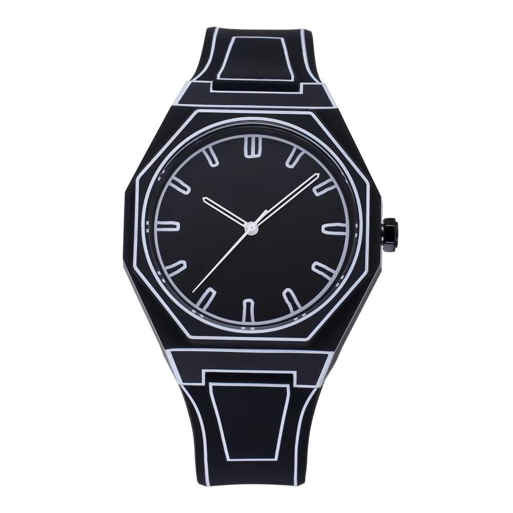 

Minimalist Quartz Watch Niche Art Fashion Style Clock Sketching Sports Watches чорний