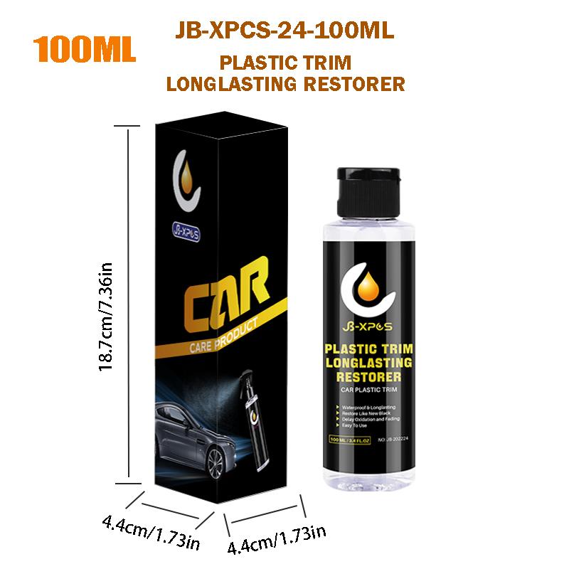 

JB 24 Plastic Restorer Polish Longlasting Coating For Car Rubbers Refurbish Clean Gloss Black Shine Car Detailing JB-24-100ML