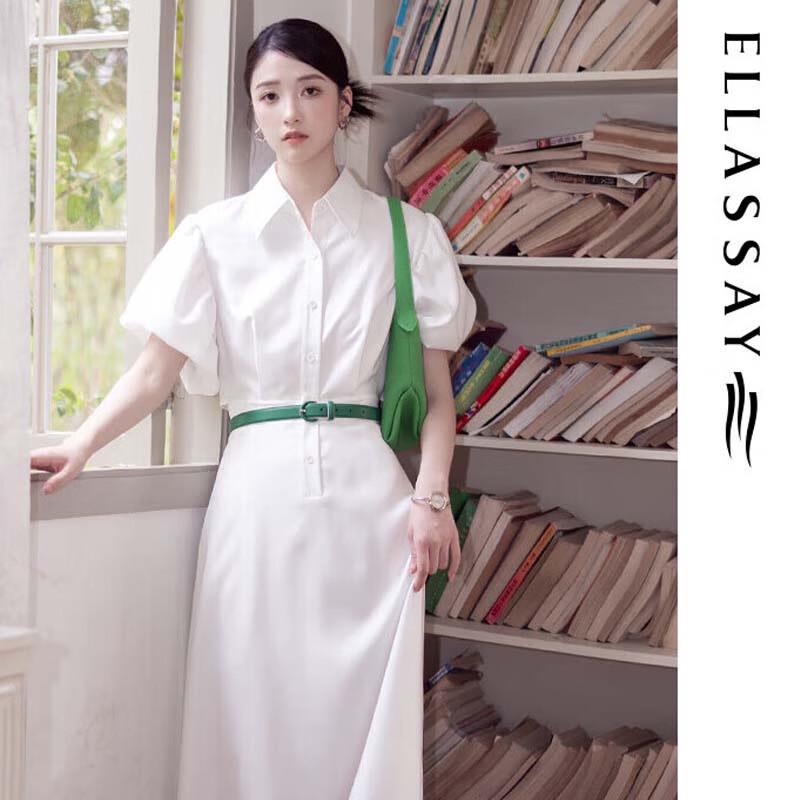 

ELLASSAY Women s Spring/Summer Waist-Cinch Dress M