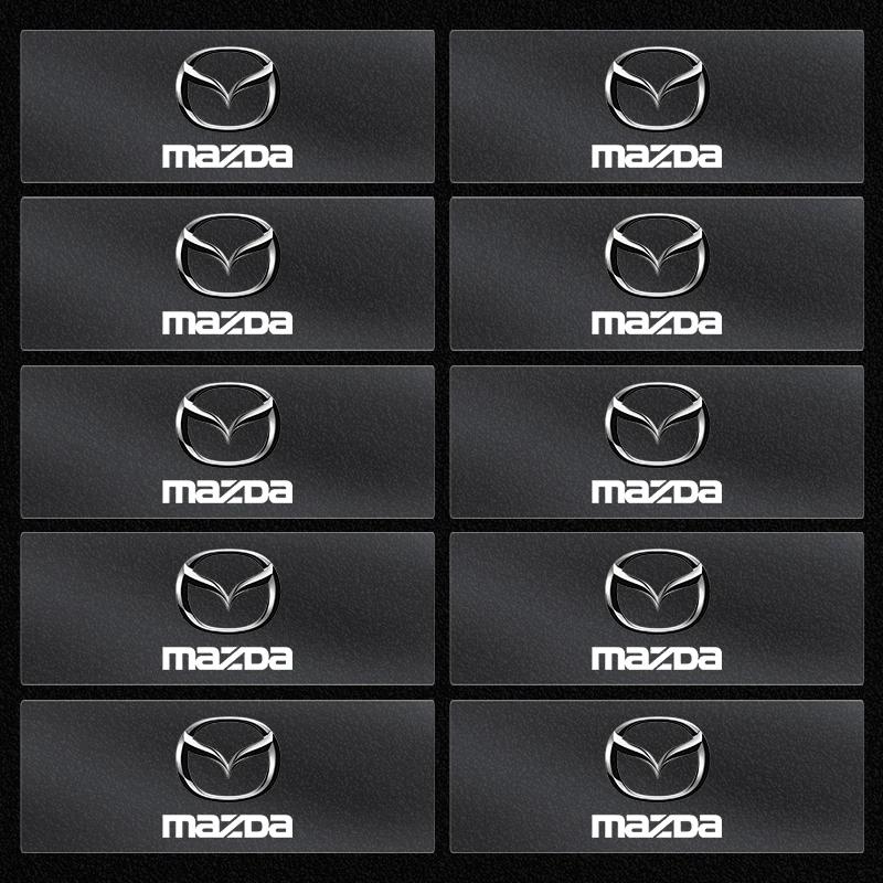 Car Interior Sticker Central control Decals Emblem Badge For Mazda 2 3 5 6 8 Atenza CX5 CX-7 CX-9 MX-5 RX Car Logo Accessories