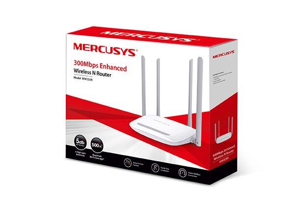 Mercusys MW325R Enhanced Wireless N - Wireless Router - Wi-Fi - Desktop | 2.4 GHz
