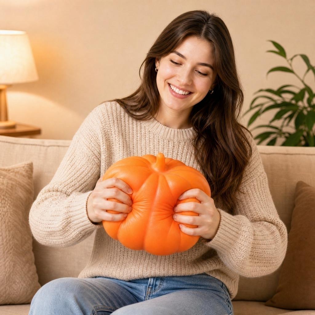 Extra Large Pumpkin Toy - Stress Toy for Kids and Adults