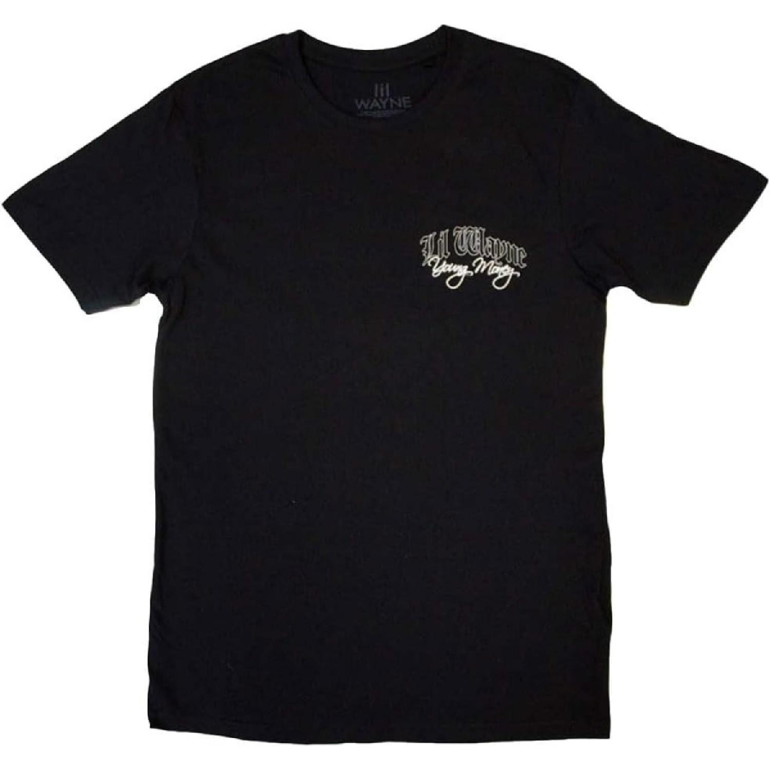 Lil Wayne Face Infill T Shirt Black S