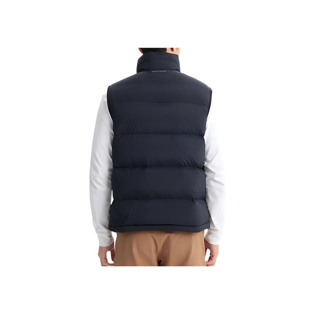 Columbia Casual Outdoor Solid Color Simple Logo Print Waterproof Warm Gold Dot Water-Repellent Goose Down 700 Fill Vest Men vest Black WE4939-010