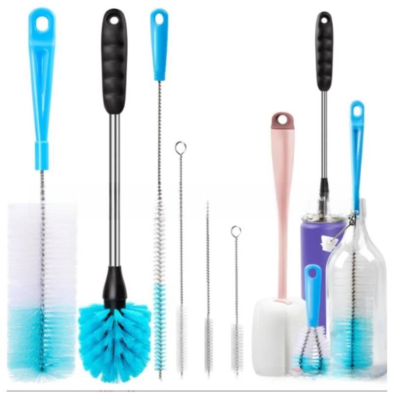 Pp Material Narrow Bottle Brush Cleaning Kit For Home Water Bottle And Pipe Maintenance
