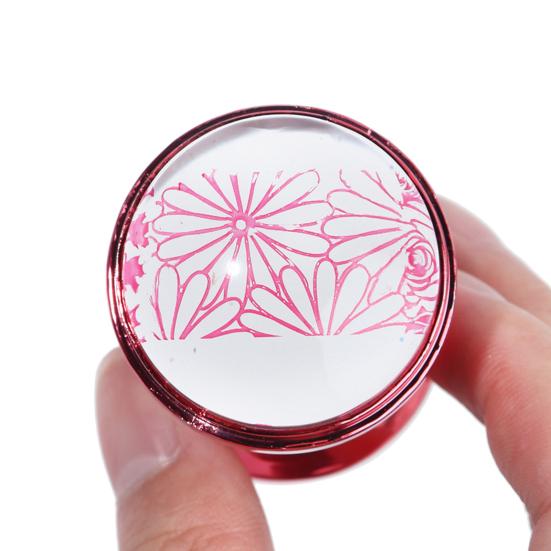 1 Set Nail Art Stamper, professionell, verschiedene Muster, hochwertige ABS-Nagel-Stempelplatten im neuen Stil für zu Hause