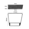 3Pcs Carbon Fiber Center Storage Cover Trim For Volkswagen Tiguan 2013-2017