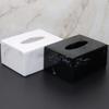 1pc Resin Tissue Box Living Room Desktop Decor Coffee Table Tissue Storage Box Bathroom Decoration Accessories Toilet Utensils