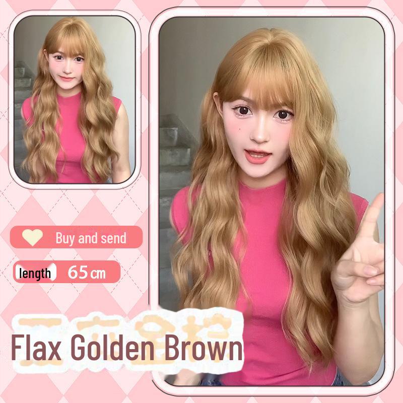 

Длинный кудрявый парик Лолита Siyu - натуральный, реалистичный парик на всю голову для женщин