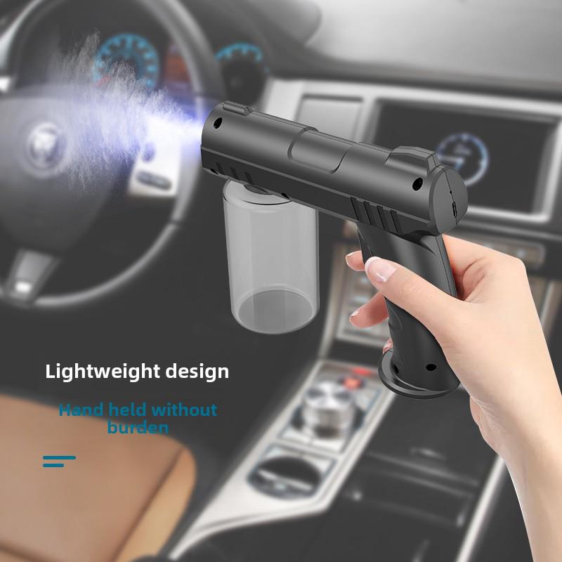 Bærbar oppladbar desinfeksjonssprøytepistol med Blue Light Atomizer