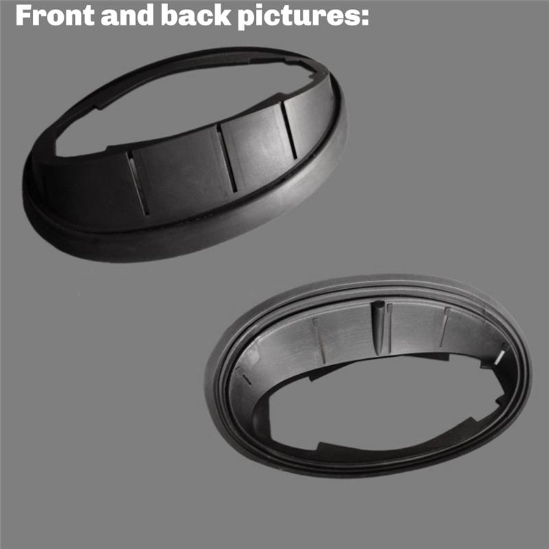 A16P-Car Rearview Mirror Base Rubber Pad Sealing Ring Fit For BMW MINI R55 R56 R57 R58 R59 Black Left