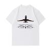Men's 100% Cotton Crew Neck Short Sleeve T-shirt, Cool Airplane Runway Printed Casual Breathable Tee, Summer Loose Fit Daily Wear Tops for Aviation En