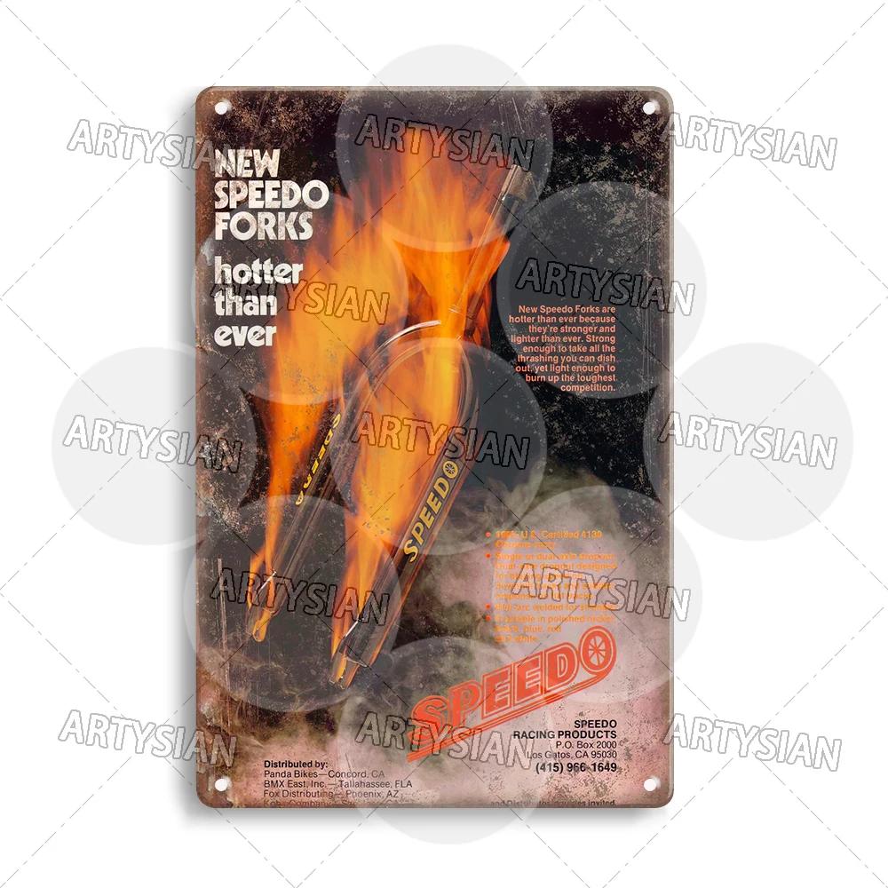 Vintage BMX Bike Metal Sign Bicycle Motocross Plaque Racing ACS TUF Pedals Procraft Kuwahara Raleigh Mongoose Dyno Diamond Back