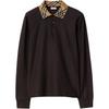 Burberry Check Collared Long Sleeved Polo Shirt 81160121