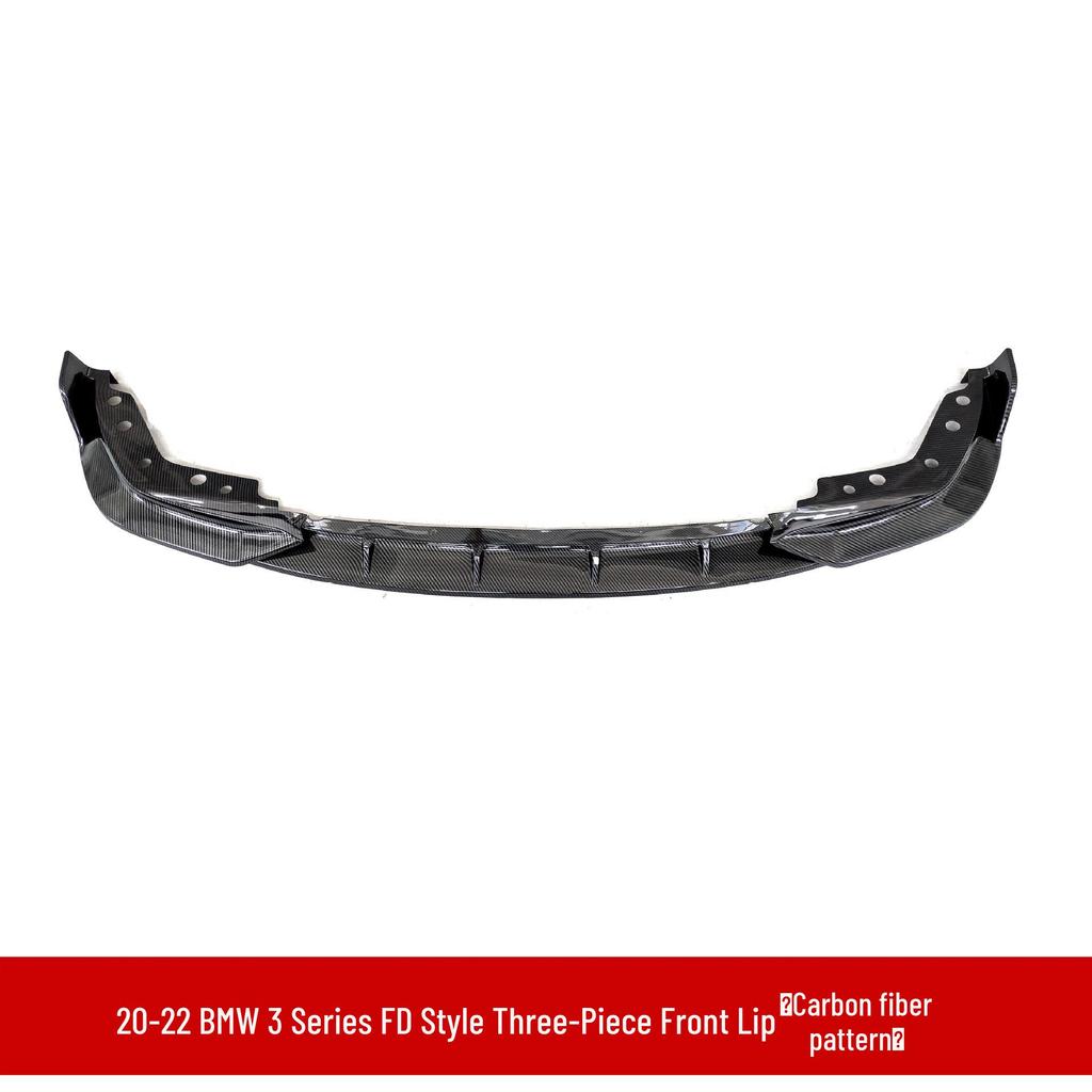 Compatible with 20-22 BMW 3 Series G20: Front Splitter, Lip, Rear Spoiler Body Kit, Corner Spoilers.