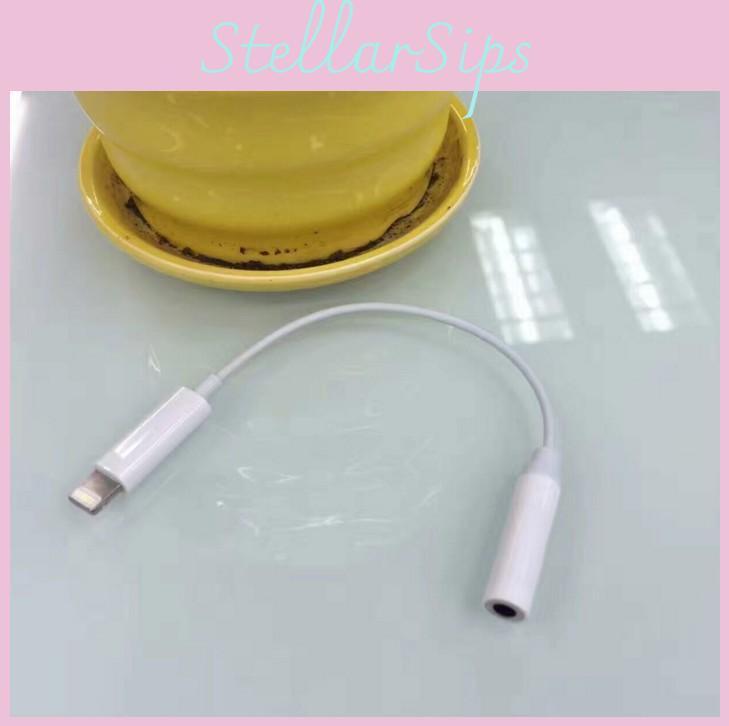 To White Lightning 35mm Headphone Jack Adapter Cable For Iphone 7  Plus 7