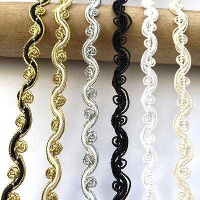 New Arrival 5m/16.4ft Each Pack Curve Lace Black Trims Sewing Accessory for Bras Curtains Dresses Underwear  Hats Wedding Gift Sewing Gowns Decoration