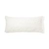 Francfranc Fur Cushion Cover, 45cm X 100cm, White (A-112) - Simple, Solid Color, Perfect for Interior Redecoration