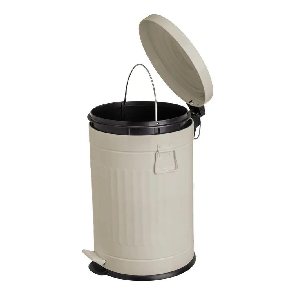Kosz Na Śmieci Retro 20 L Beż