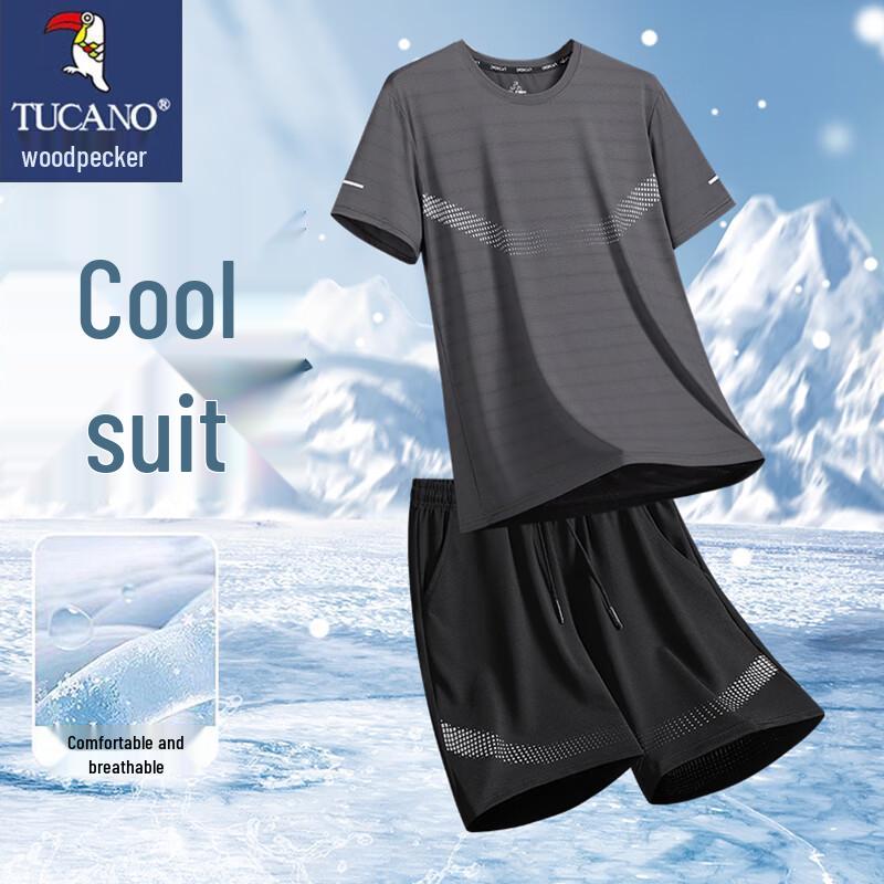 TUCANO Men s Quick-Dry Summer Sportswear Set 2XL
