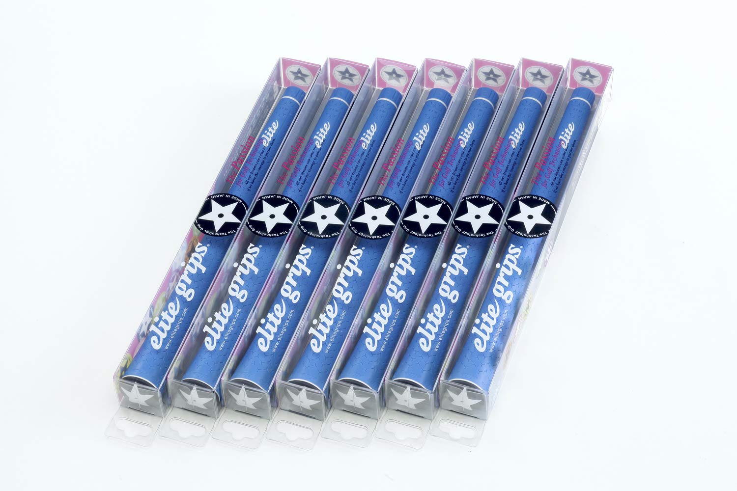 

elitegrips Golf Grips air Marine No Backline Y360°s 7-piece set, Blue,