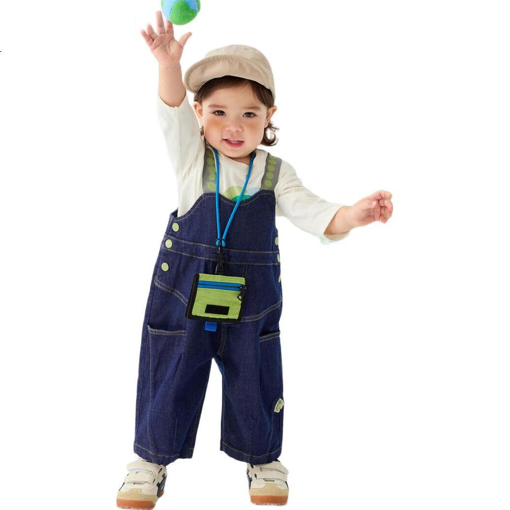 Minibala Boys And Girls Pants Spring New Arrival Baby Overalls Cute Adorable Infant Jeans