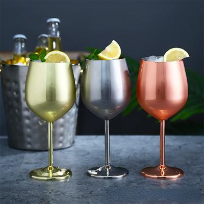 Stainless Steel Champagne Glasses Red Wine Glasses Cocktail Glasses Tall Champagne Glasses Red Wine Glasses Plated Wine Glasses