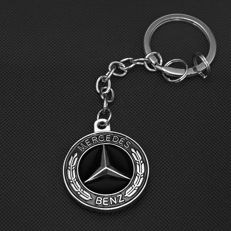 Portachiavi in Metallo Portachiavi Ciondolo per Mercedes Benz W124 W140 W163 W202 W203 W204 W210 W211 W212 C180 CLA CLK CLS Accessori ZB6