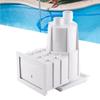 2in Male Screw Swimming Pool Skimmer Basket Debris Cleaner Pool Swimming Pool Accessories, Easy Installation, Design, Suitable for All Pools,
