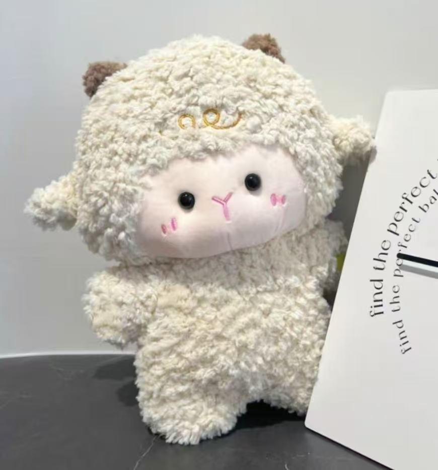 Cute Eight-Inch Plush Toy Doll – Perfect Gift for Weddings and Claw Machines