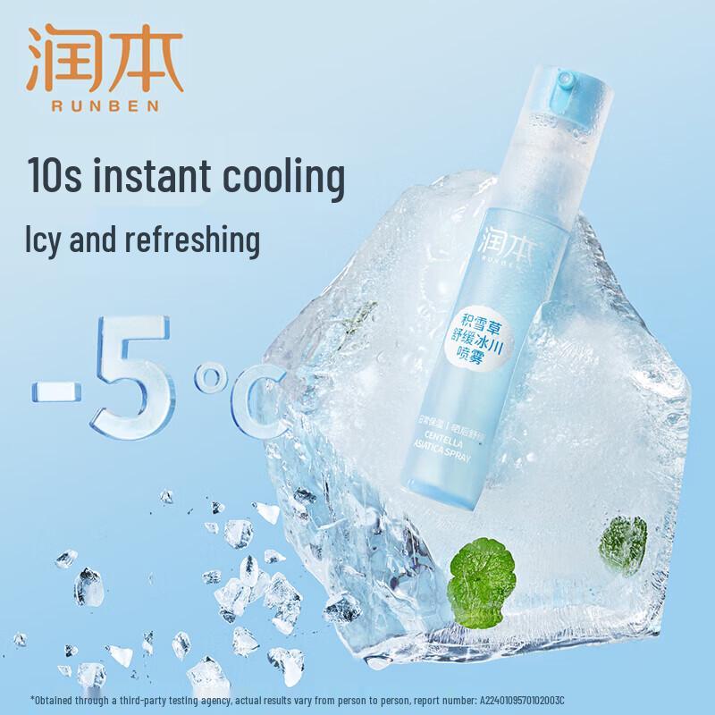RUNBEN Centella Asiatica Soothing Glacial Spray 30ml
