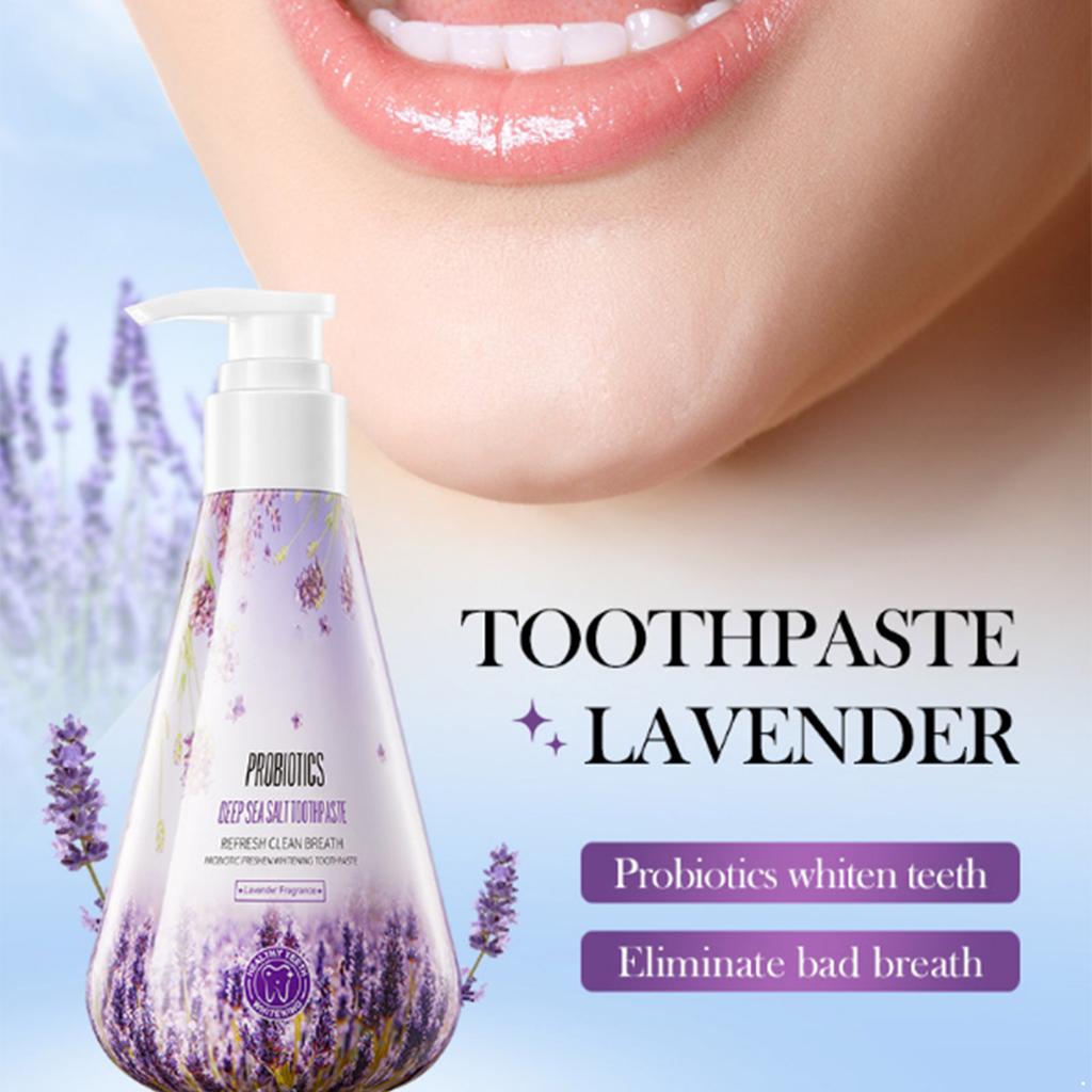 Dental Deep Cleaning Toothpaste, Pressing Bottle for Fresh Breath and Stain Removal - Oral Care Essential