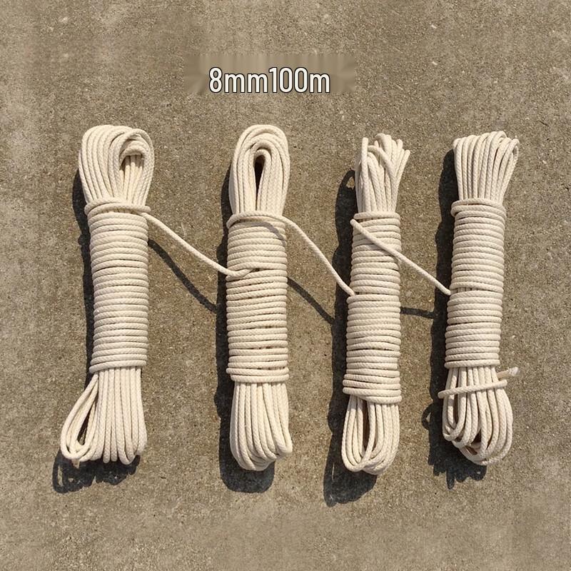Brangdy Multi-purpose Cotton Rope 8mm x 100m