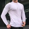 Autumn Men's Trend Round Neck Pullover Trend Loose Knit Long Sleeve Cotton T Top Man