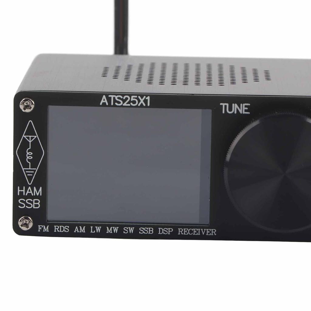 Celopásmový rádiový přijímač LW MW SW SSB AM FM HAM Přenosný celopásmový rádiový přijímač s anténou