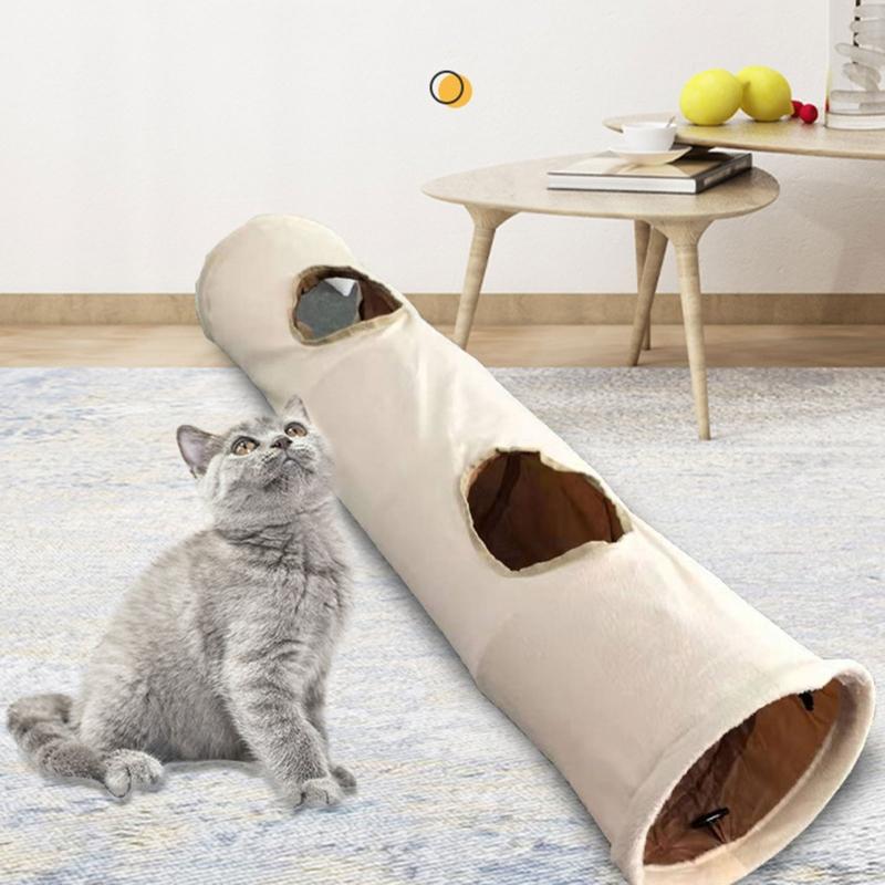 Cats Toys Tunnel Tube Tunnels Collapsible Kitten for Play Tent Interactive Toy Maze Cats House for Rabbit Small An