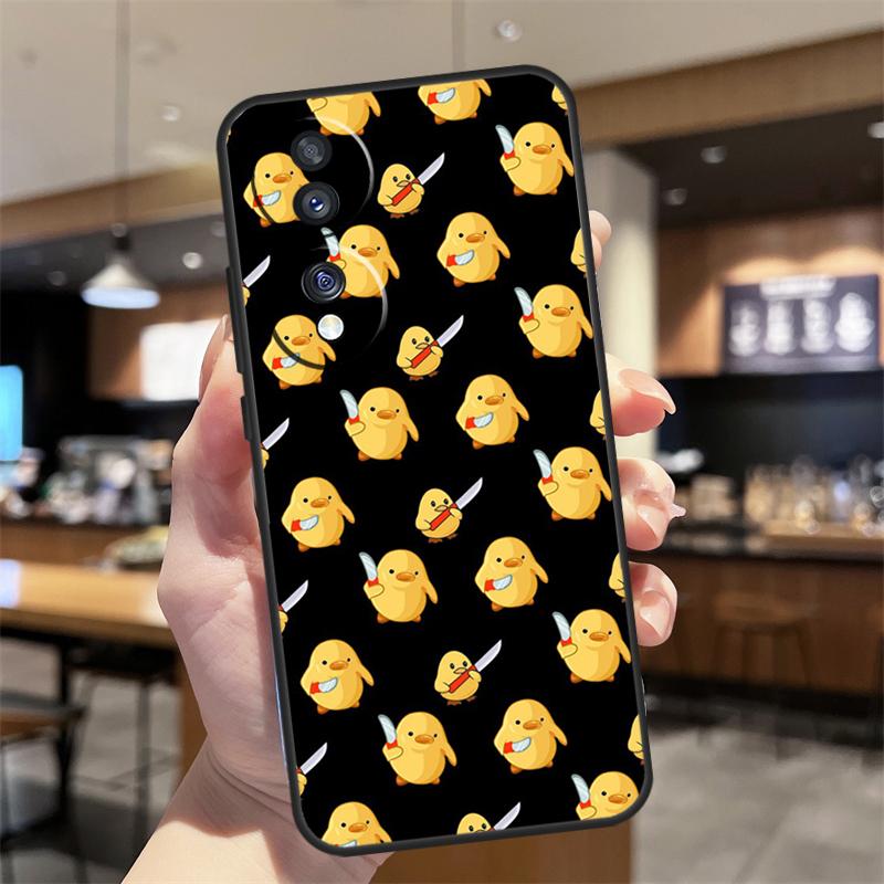 

Duck With Knife Duck Cute Case For Honor Magic 5 6 7 8 Pro Honor 200 400 50 70 90 Lite X8b X8c X9b X9c X9d Win RT Cover Honor X9a
