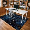 Stars Night Crystal Velvet Office chair mat Area Rug - Non-Slip, Floor Mat, Office Desk Chair Rugs,Christmas Gift-1106102