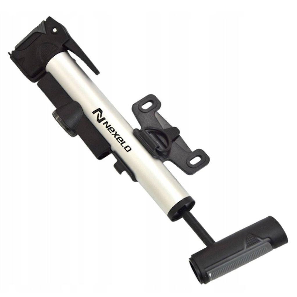 Nexelo Hand Bicycle Pump With Pressure Gauge