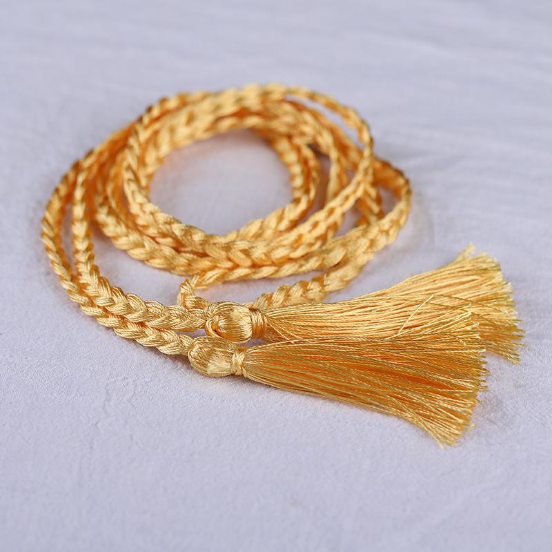 Vintage Chinese Style Solid Color Hair Rope Women Cos Perform Headwear Antique Hanfu Accessories Headband