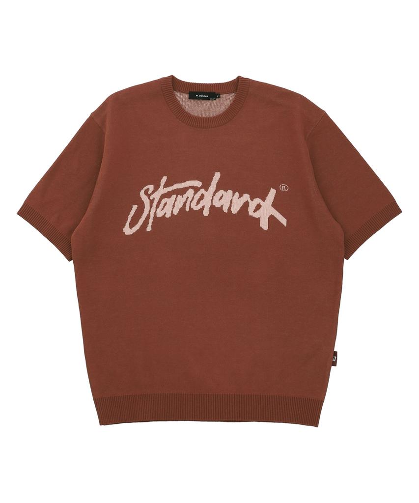 W Standard Graphic Short Sleeve Knit Pullover [3 Colors]