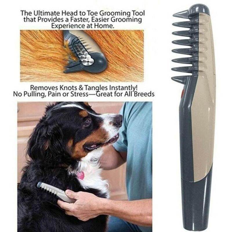 knot out dog comb