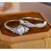 SHEINTemu Popular European and American Rings, Luxury Retro Opal Rings