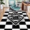 Borussia Monchengladbach Pattern Rug, Indoor/Outdoor Mat, for Picnic, Gameroom, Bedroom, Office, Living Room, Home Decor Carpet, Birthday Gift