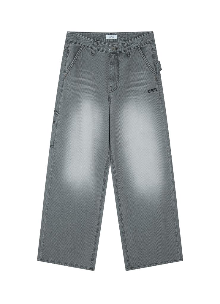 Aejeuon Echo Carpenter Pants / Gray